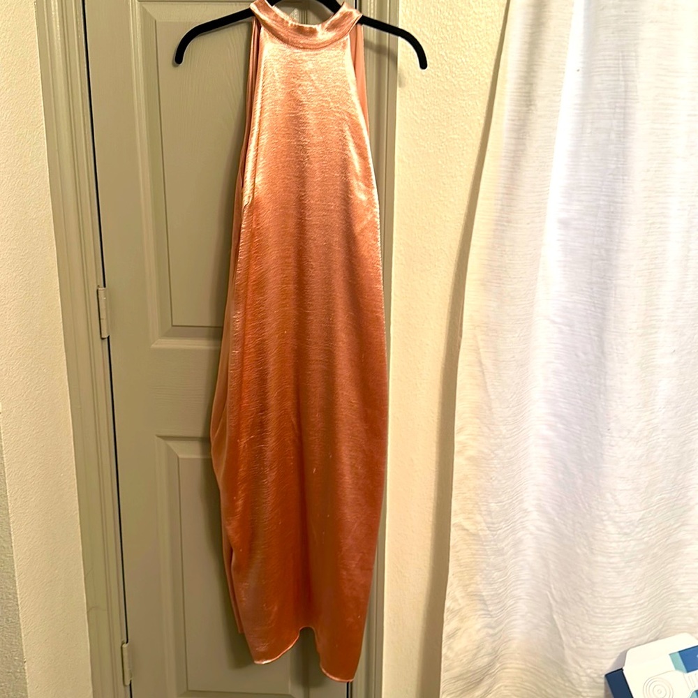 lulus shimmer pink dress